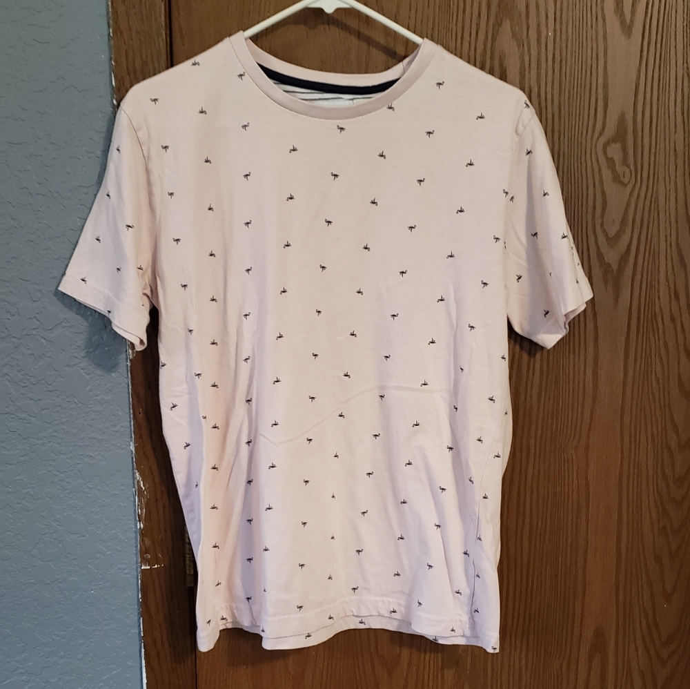 Flamingo print tee